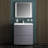 Julenny 22.5'' Single Bathroom Vanity with Acrylic Top with Mirror-289438359