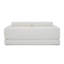 Canapé-lit pliant convertible 2-en-1, canapé-lit en velours côtelé moderne avec 2 * coussins, canapé-lit modulaire sans dossier avec lit escamotable Futon, canapé-lit modulaire pliable pour le salon beige-57595060
