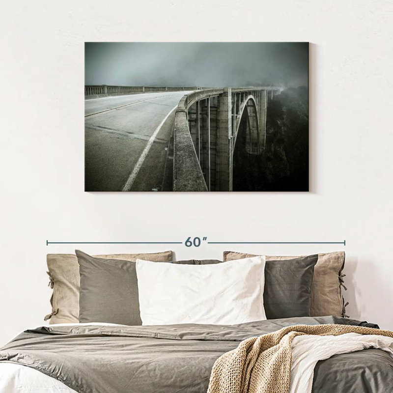 Lilie brumeux Bixby Bridge, H 30 po x l 45 po