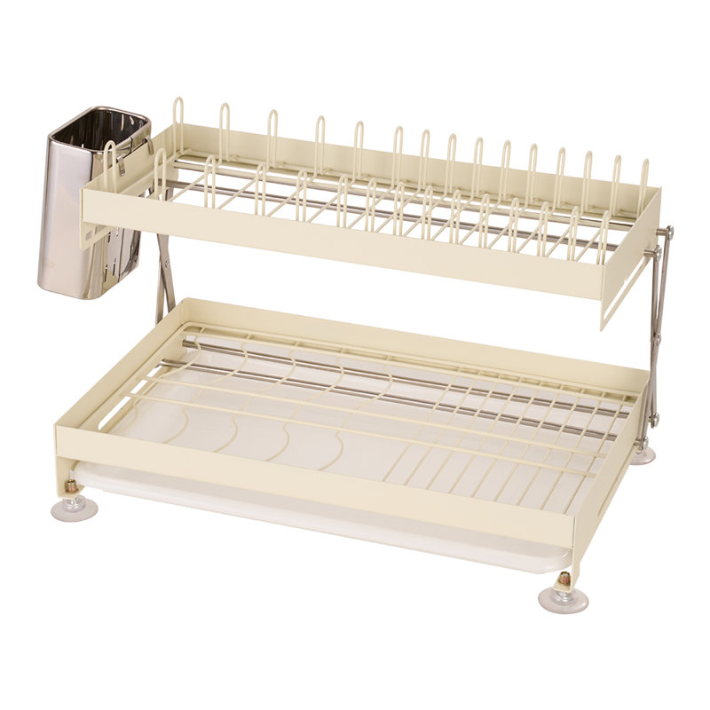 Countertop Dish Rack, Satin Nickel