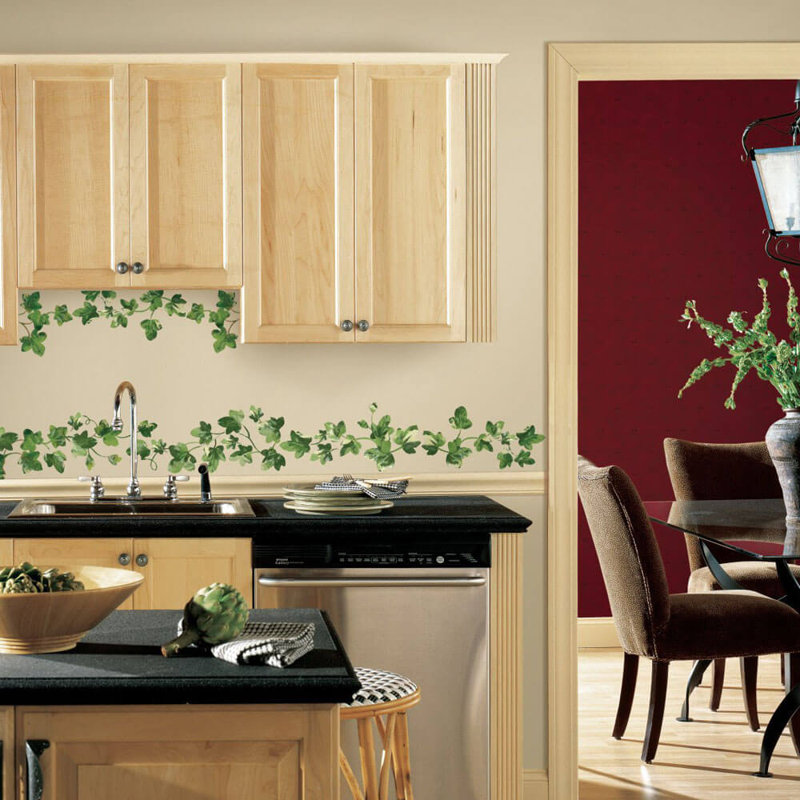 Plants & Flowers Non-Wall Damaging Wall Decal