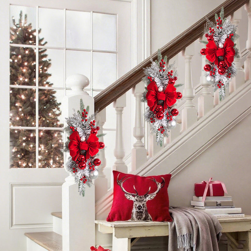 Guirlande de Noël pour escalier