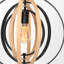 Atef 1 - Light Black Geometric Pendant