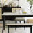 Modern Style Solid Wood Dining Bench With Rattan Detail, Perfect For Bedroom, Entryway, And Living Room