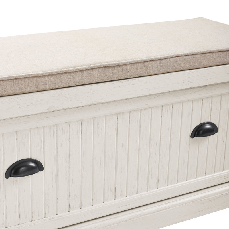 Banc et armoire de rangement en bois Otranto