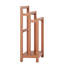 Porte-serviettes sur pied pour salle de bain, échelle à couvertures à 3 niveaux en HIPS, étagère de séchage au sol avec rangement inférieur, barre porte-serviettes de 91 cm de haut pour spa, piscine, chambre, teck-136978251