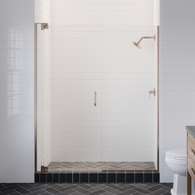  Verre trempé transparent Flex X Duo de 63 à 66 po x 72 po avec porte de douche 3/8 po et 5/16 po Flex X