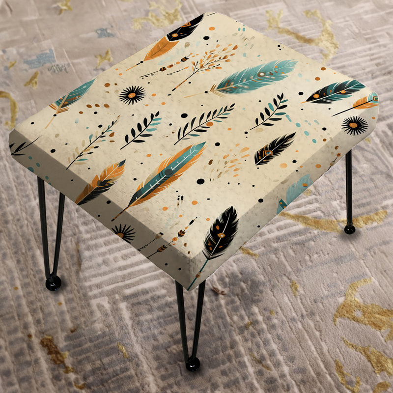 Tribal Oasis Boho Pattern I - Boho Rectangle Ottoman
