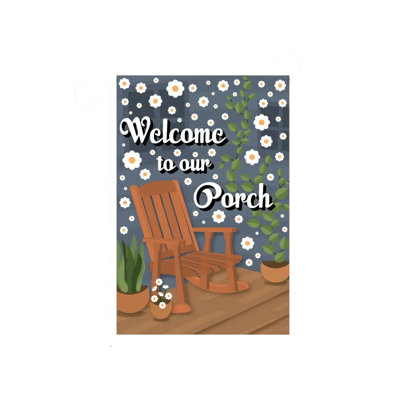 Welcome to Our Porch Garden Flag