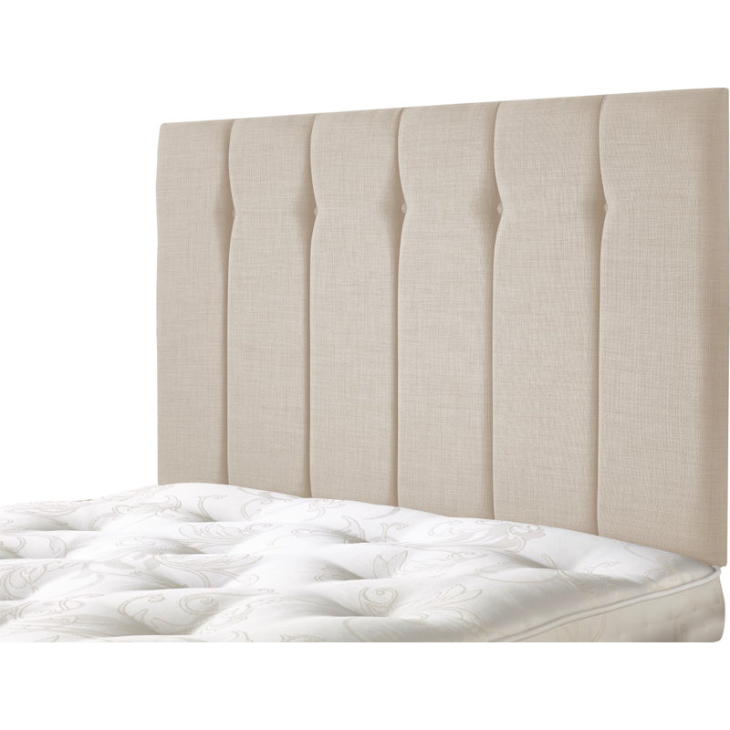 Altair Upholstered Velvet Headboard, Single (3'), Ebony