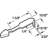 1-5/8 In., Sliding Door Latch Lever, Adams Rite