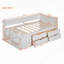 Lit de jour simple polyvalent avec tiroirs et tablettes pour optimiser l'espace-1442610680-1442610681