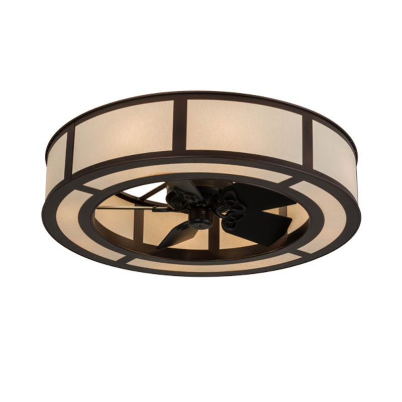Smythe Craftsman Downrod Flush Mount