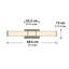 Wyndham Dimmable LED Bath Bar-238217714