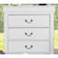 Commode de style transitionnel avec pieds de support, étui anti-poussière et tiroirs à queue d'aronde anglaise pour un rangement élégant dans la chambre à coucher-885183256