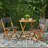 Bistro Set,2 Chairs+1 Table