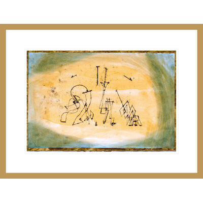 «Abstract Trio» par Paul Klee, impression giclée sur cadre