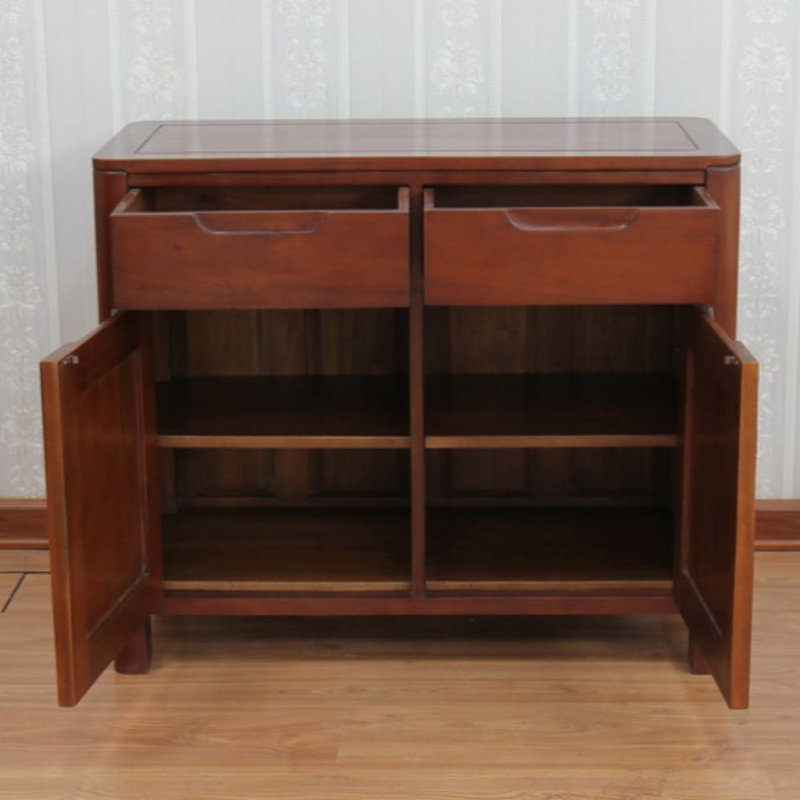 Rüdiger Solid Wood 2 - Door Mirrored Standard Accent Cabinet