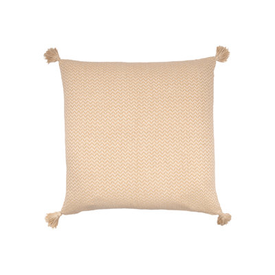 Hand Woven Chevron Cotton Throw Pillow Cover