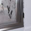 Porte de douche à charnière semi-sans cadre et panneau en chrome avec verre transparent l 50 po x H 71,375 po Deluxe-50217730