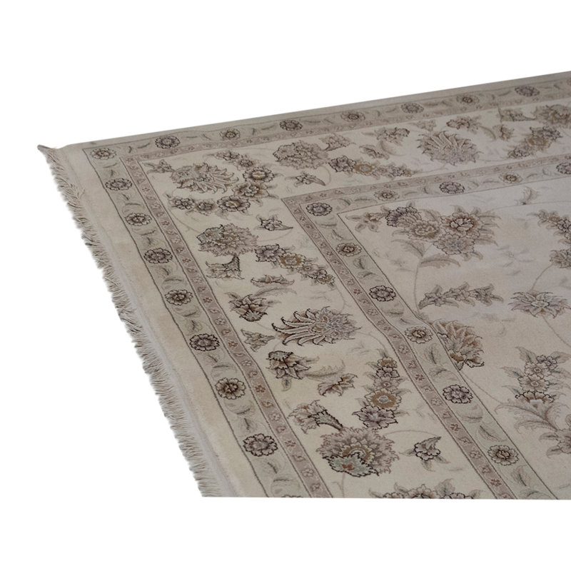 Handmade Silk and Wool Oriental Area Rug