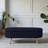 Luxury Oval Boucle Storage Ottoman Bench with Wood Legs-245043346