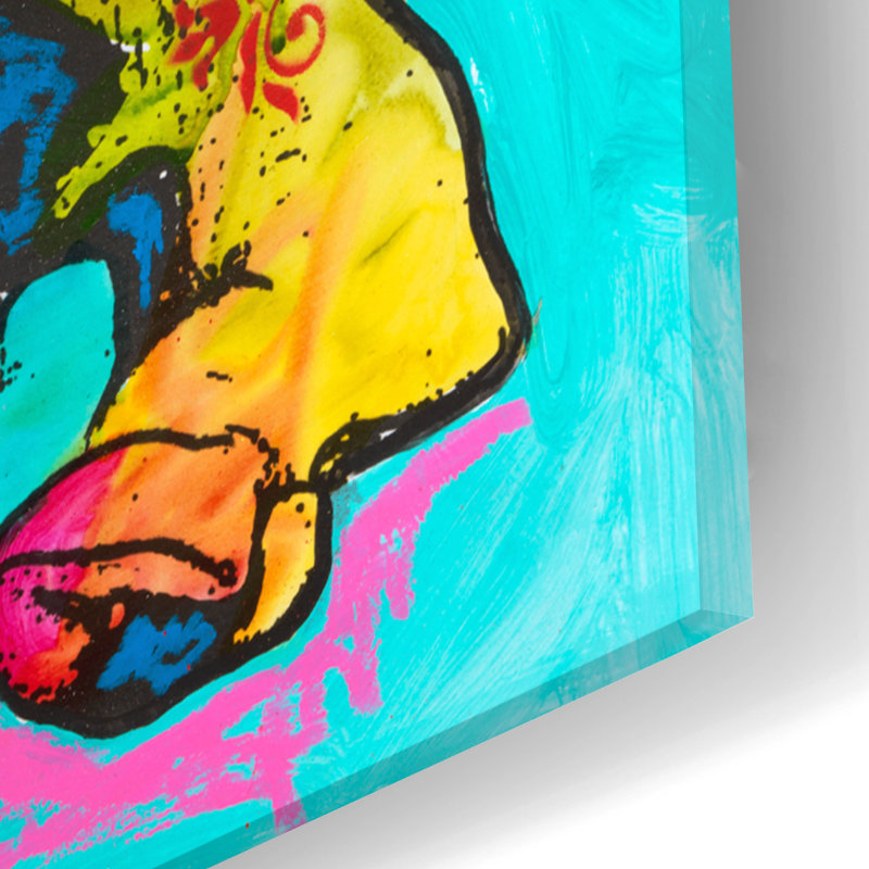 «Aminal Bebees - Giraffe Chilin» par Dean Russo, H 24 po x l 16 po x P 0,2 po