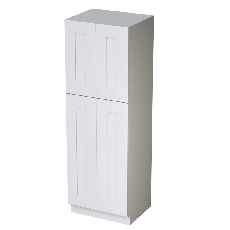 24 po X P 24 po P x 96 po Armoire de cuisine H en bois contreplaqué prêt à assembler avec portes et tablettes