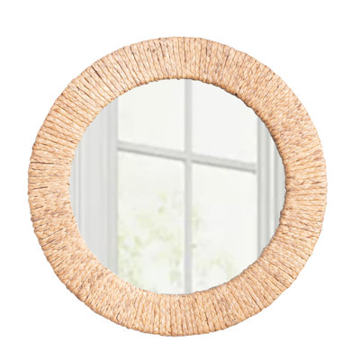 Straw Ropes Wall Mirror