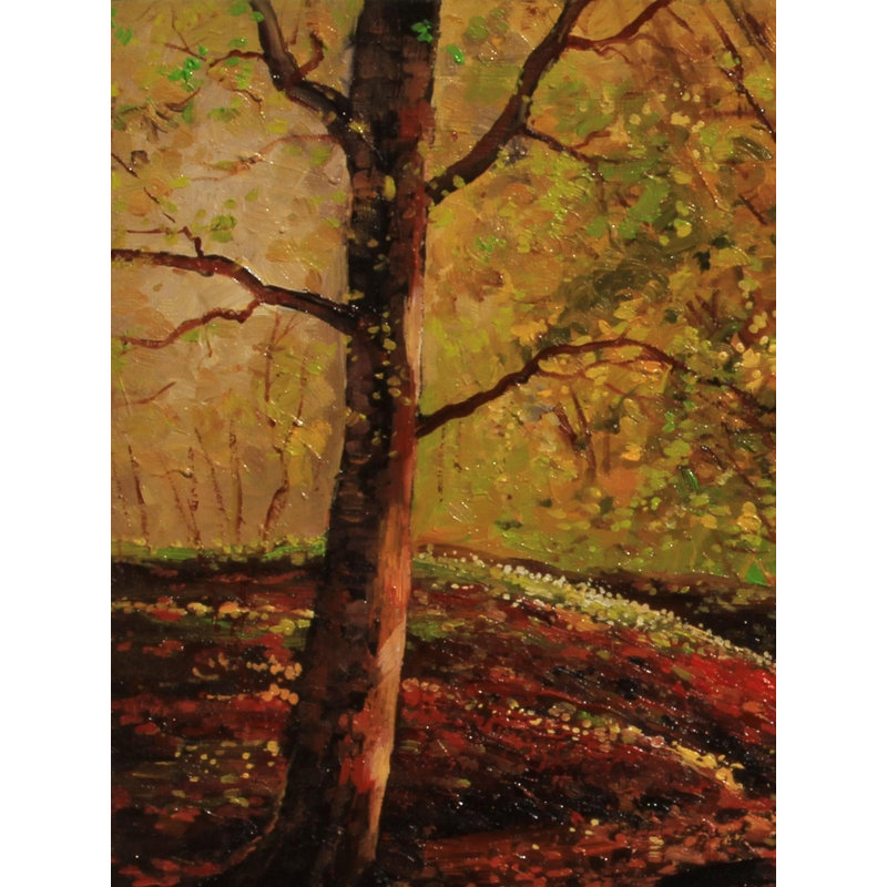Une saison d'automne | Huile sur toile pour décoration murale | Par Devraj