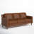 Ferranti 78" Vegan Leather Sofa