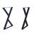 Curtsinger Modern Wrought Iron Triangle Table Legs-982901512