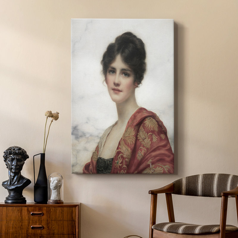 Impression de portrait rétro LXV III - galerie Cavas sur mesure, H 18 po x l 12 po