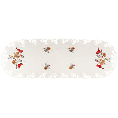 Red Cardinal Table Runner (16"x54")