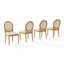 Ensemble de chaises de salle à manger 4 pièces Jahmi