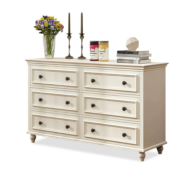 White Solid Wood Accent Cabinet, 31.5" H x 47.24" W x 17.72" D