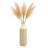 Chartres Stoneware Ceramic Vase - Textured Casual Home Decor Accent with Grid Relief Design-1709064363-1709064362
