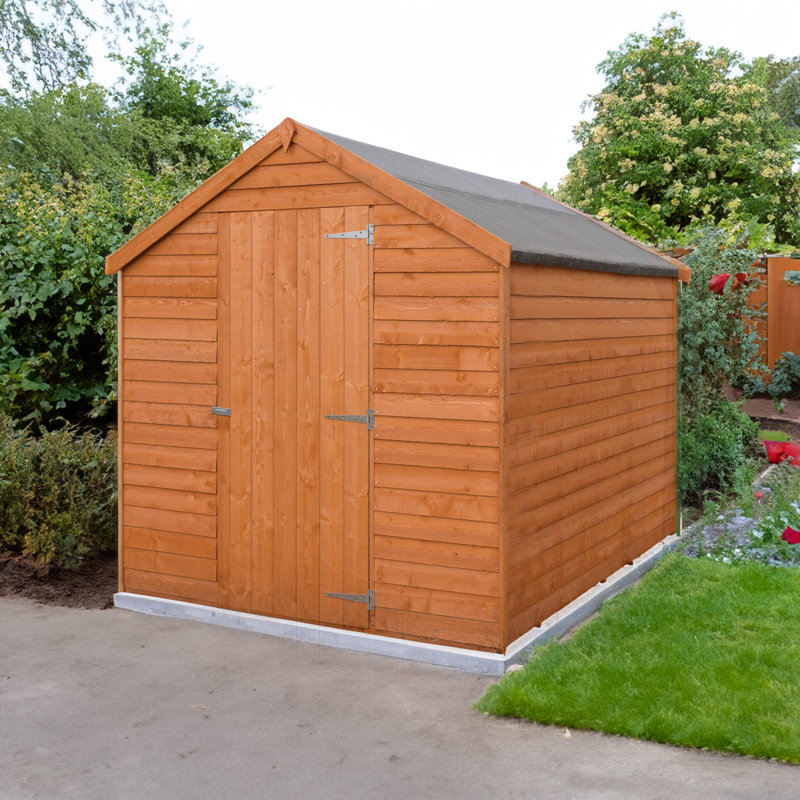 Garden Value Overlap Shed , Yes, 6 ft. W x 8 ft. D