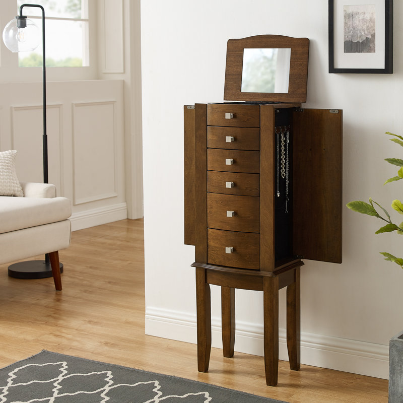 14'' Wide Freestanding Jewelry Armoire