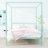 Tabiauea Metal Canopy Platform Bed Frame with Metal Slats, No Box Spring Needed-1063178862-1063178863