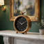 Horloge de table décorative vintage ENDORDAKA, motif oiseau, silencieuse, en métal fer, finition or antique, idéale pour le salon, la chambre à coucher, le bureau ou toute autre pièce de la maison. Cadeau parfait pour une pendaison de crémaillère.