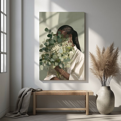 1 pièce, impression d'art sur toile encadrée, affiche de peinture afro-américaine, art bohème, affiches sur toile, peinture pour salon, chambre, bureau, salle de bain, dortoir, prêt à accrocher