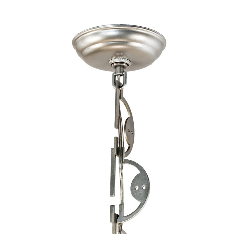 Luminaire suspendu tambour 4 lumières Revival Deco