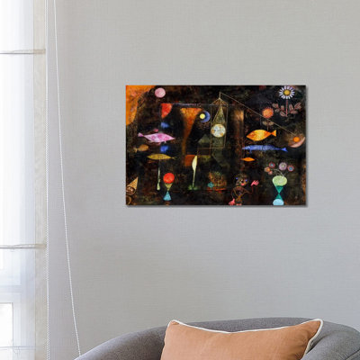 Fish Magic, 1925 by Paul Klee - Wrapped Canvas Print