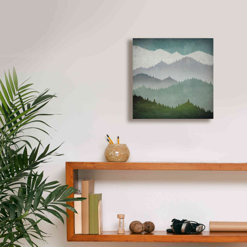 «First Snow» par Ryan Fowler, estampe numérique sur toile, H 12 po x l 12 po