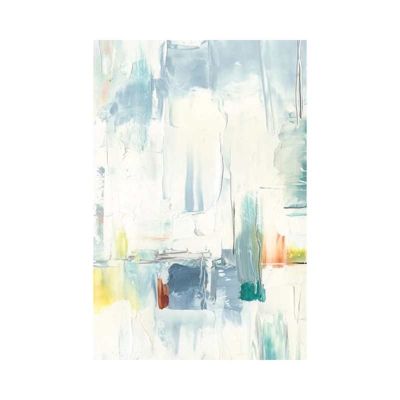 «Rainy City II» par Ethan Harper - reproduction d'art, H 26 po x l 18 po x P 1,5 po, Toile tendue, Pas de tapis
