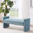 Eragny 51.2" W Polyester Upholstered Bench with Arms-1656638973