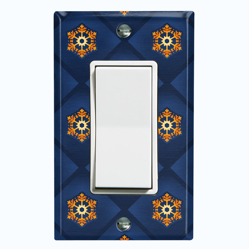 Plaque murale d'interrupteur à bascule Christmas 1-Gang, H 4,5 po x l 2,75 po x P 0,15 po