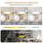 42 Inch Retractable Ceiling Fan,Low Profile Ceiling Fan With Light And Remote,Modern Fan With Retractable Blades For Dinning Room Living Room Bedroom,Dimmable,Timer Setting-1896408748