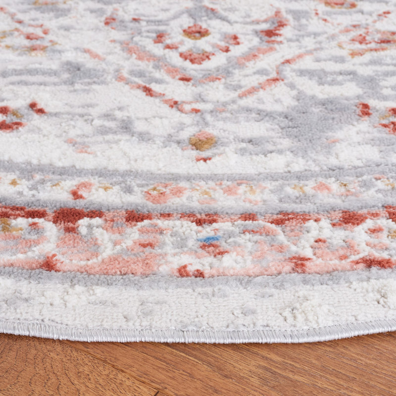 Shivan 100 Performance Oriental Rug, Square 6'7"
